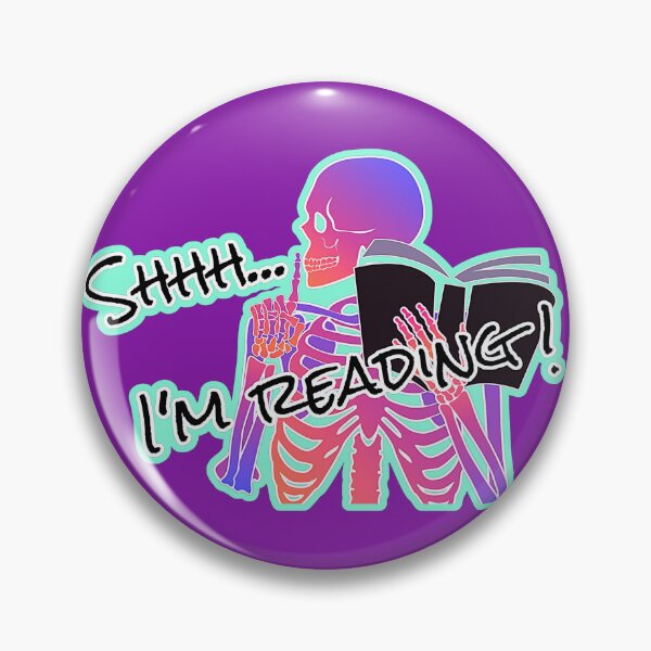Item preview, Shhh... I'm Reading! designed and sold by Escobar's Emporium of Oddities, Trifles, Baubles... and more!.