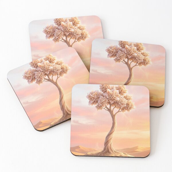 Artikelvorschau, Desert Blossom Tree – Surreal Sand Fantasy Art entworfen und verkauft von Herzbaumatelier.