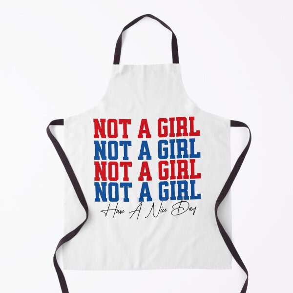 Item preview, Not A Girl Funny Statement Typography designed and sold by CeliaZnx.