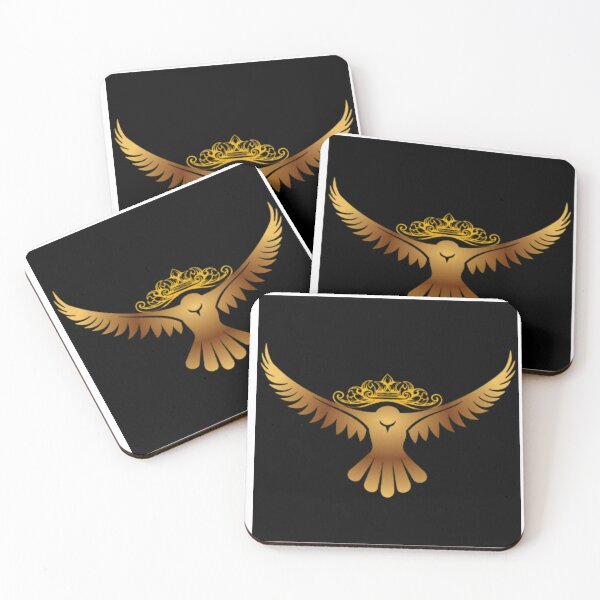Item preview, Golden Crown Eagle – Royal Phoenix Power Emblem designed and sold by SumeetCreativeArt.