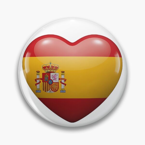 Item preview, Spain Flag Heart – Love Spain Spanish Pride Heart Design designed and sold by 19Beauty.