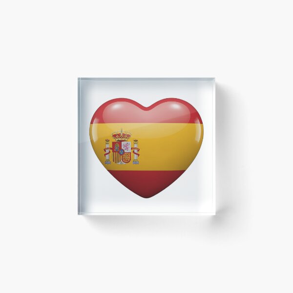 Item preview, Spain Flag Heart – Love Spain Spanish Pride Heart Design designed and sold by 19Beauty.