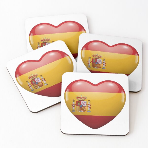Artikelvorschau, Herz mit spanischer Flagge – Herzdesign zum Ausdruck von Liebe und Stolz auf Spanien entworfen und verkauft von 19Beauty.