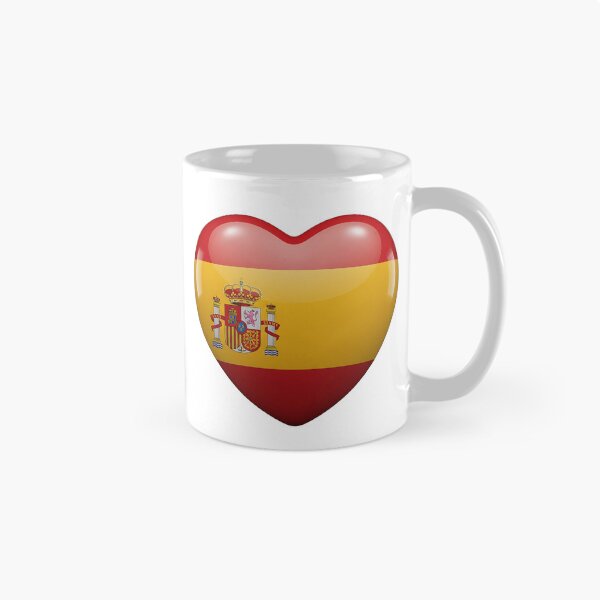 Item preview, Spain Flag Heart – Love Spain Spanish Pride Heart Design designed and sold by 19Beauty.