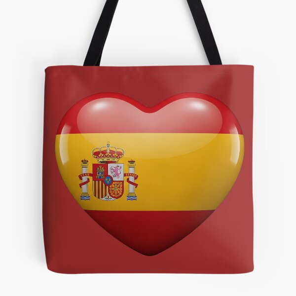 Artikelvorschau, Herz mit spanischer Flagge – Herzdesign zum Ausdruck von Liebe und Stolz auf Spanien entworfen und verkauft von 19Beauty.