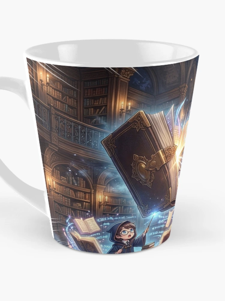 Thumbnail 3 of 4, Coffee Mug, Magic Library designed and sold by RaF71PrO.