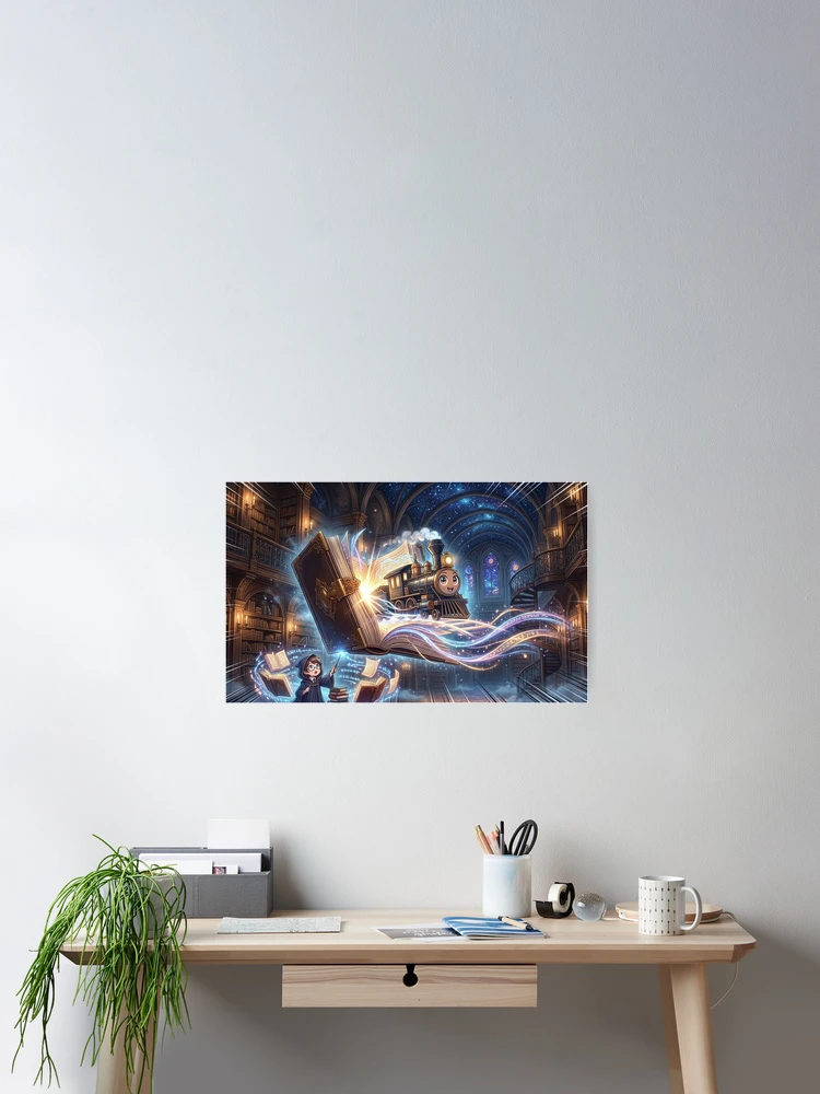 Thumbnail 2 of 3, Poster, Magic Library designed and sold by RaF71PrO.