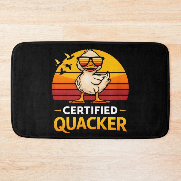Item preview, Certified Quacker Funny Duck Meme Vintage Sunset Humor Design designed and sold by SuziLope.