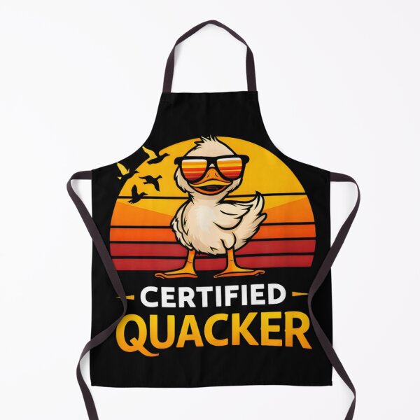 Item preview, Certified Quacker Funny Duck Meme Vintage Sunset Humor Design designed and sold by SuziLope.