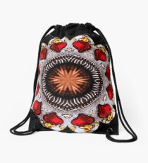 Kaleidoscope Heart 01 Drawstring Bag