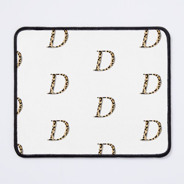 Item preview, Letter D with leopard pattern designed and sold by LilasStyle.