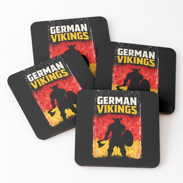 Item preview, German Vikings – Viking Warrior Germany Flag Distressed Nordic Design designed and sold by R3XFORGE.