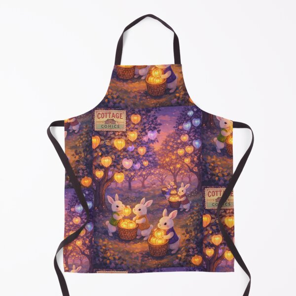 Item preview, The Lantern-Fruit Grove - Whimsical Cottagecore designed and sold by bapupa.