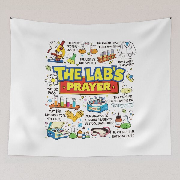 Item preview, Lab Week 2026 The Lab Prayer Medical Laboratory Science MLS MLT MT designed and sold by kiralynstration.
