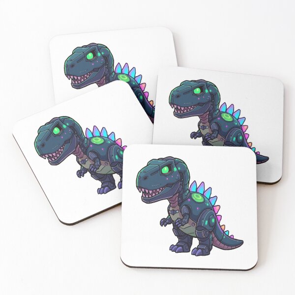Item preview, Cute Neon Robot Dinosaur Dinobot Design  designed and sold by CeliaZnx.