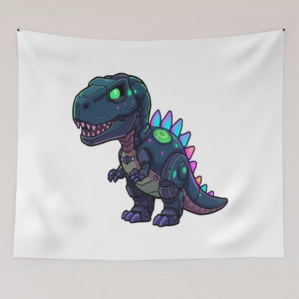 Item preview, Cute Neon Robot Dinosaur Dinobot Design  designed and sold by CeliaZnx.