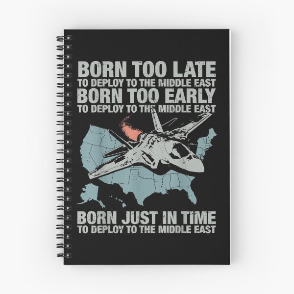 Item preview, Born Just In Time To Deploy Middle East Fighter Jet Military Design designed and sold by PhocoNibict.