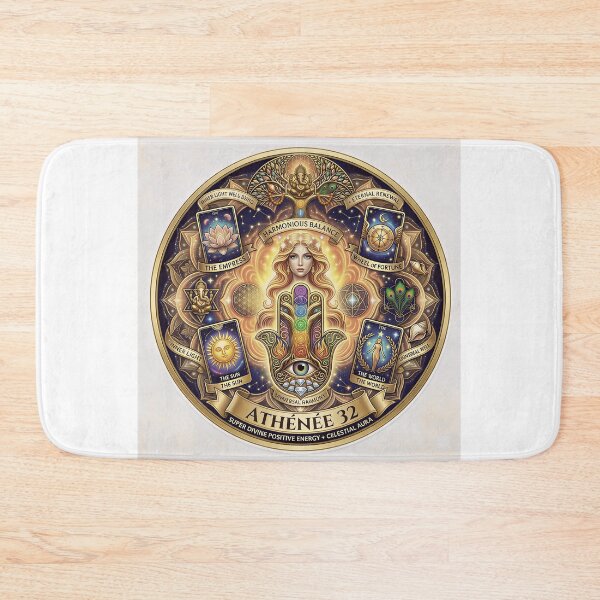 Item preview, Celestial Hamsa Chakra Divine Balance Mandala designed and sold by athenee32.