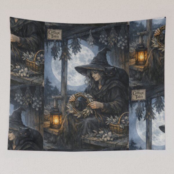 Item preview, The Moonlight Weaver - Cottage Witch designed and sold by bapupa.