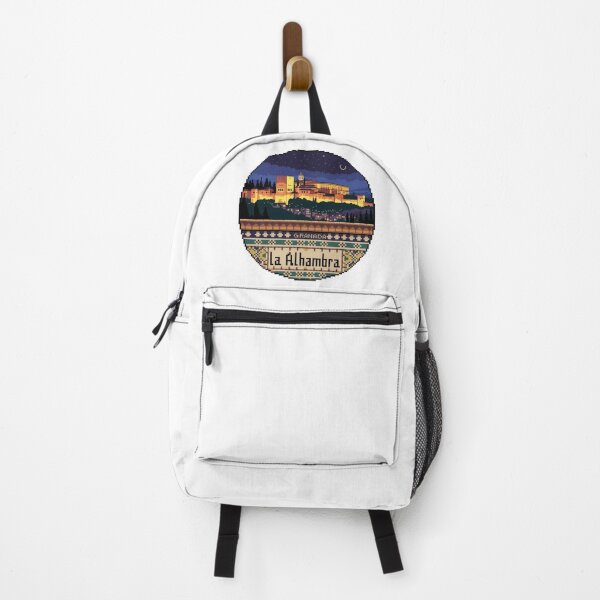 Item preview, Granada Spain Pixel Art: Moonlit Alhambra designed and sold by CircinusStore.