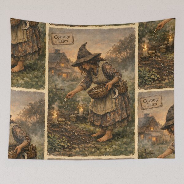 Item preview, The Seed-Sower’s Dawn - Cottage Witch designed and sold by bapupa.