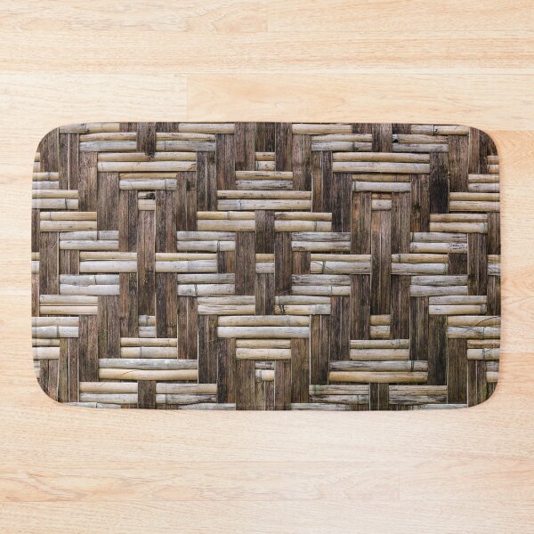 Item preview, Rustic Woven Bamboo Wall Pattern Background designed and sold by LRPhotoart.
