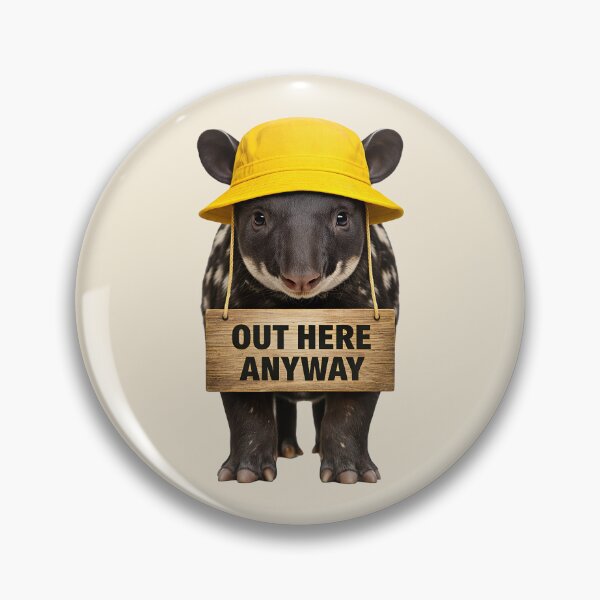 Item preview, Out Here Anyway Tapir Bucket Hat designed and sold by EimSol.