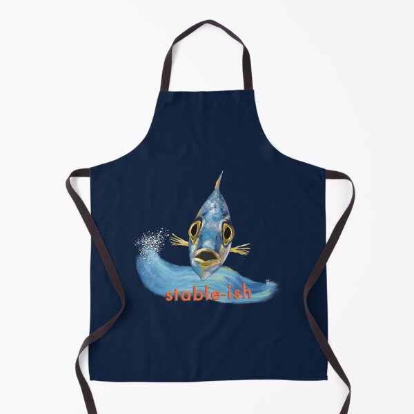 Item preview, Stable-ish Fish Funny Mental Health Humor designed and sold by art-injoy.