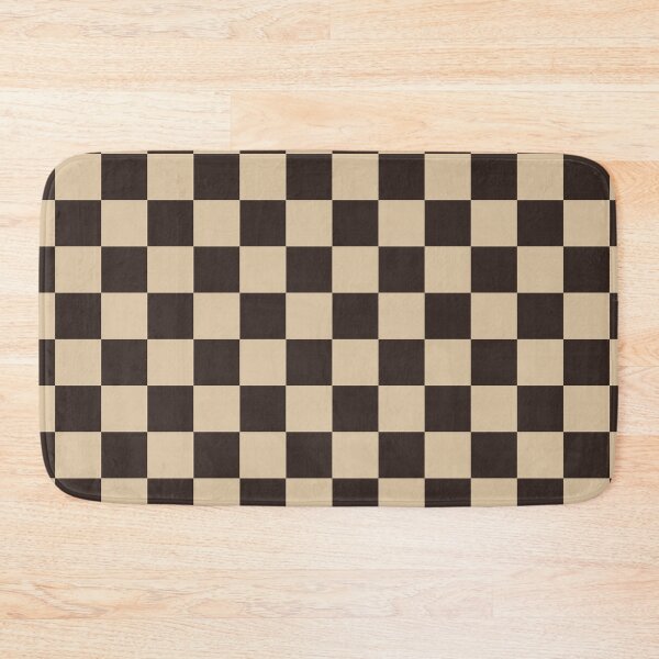Item preview, Brown aesthetic Boho Chic  Retro colorful checkered pattern  designed and sold by Creations by lyne.