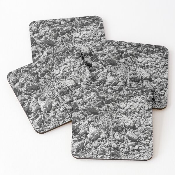 Item preview, Black and White Texture of Rubble and Steel Rebar designed and sold by LRPhotoart.