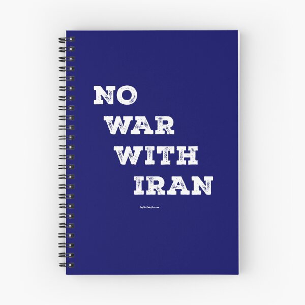 Item preview, NO WAR WITH IRAN designed and sold by Say The Thing Tee.