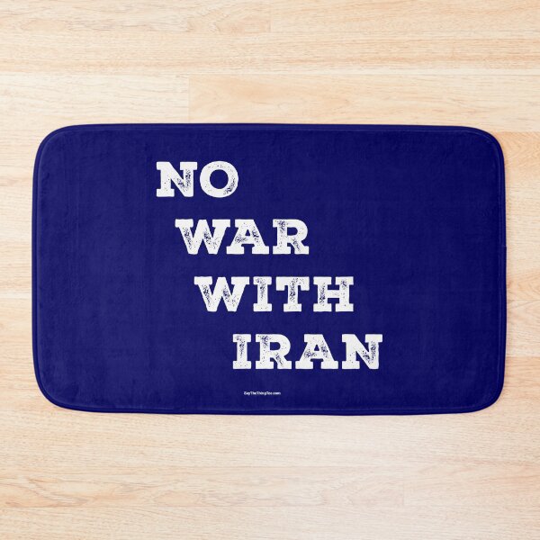 Item preview, NO WAR WITH IRAN designed and sold by Say The Thing Tee.