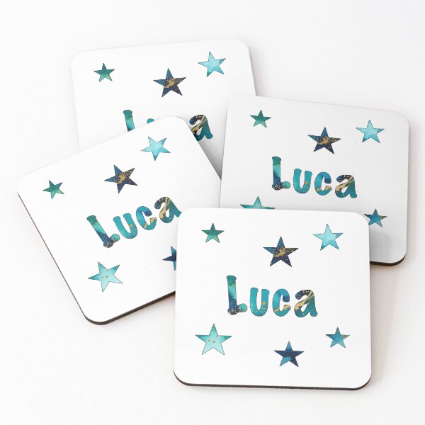 Item preview, Watercolor Name Luca with Stars designed and sold by katifinell.