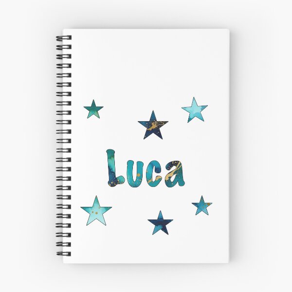 Item preview, Watercolor Name Luca with Stars designed and sold by katifinell.