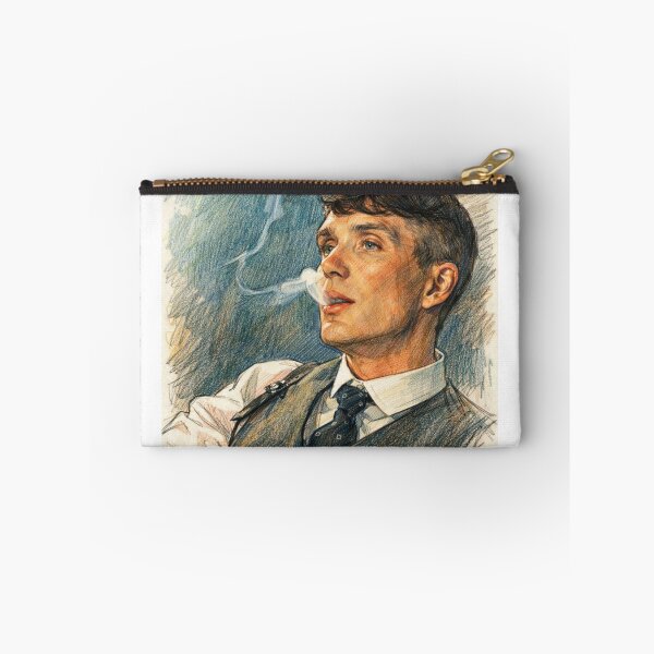 Item preview, Thomas Shelby Fan Art – Smoking Pencil Sketch (Peaky Blinders Inspired) designed and sold by FoundryHouse.