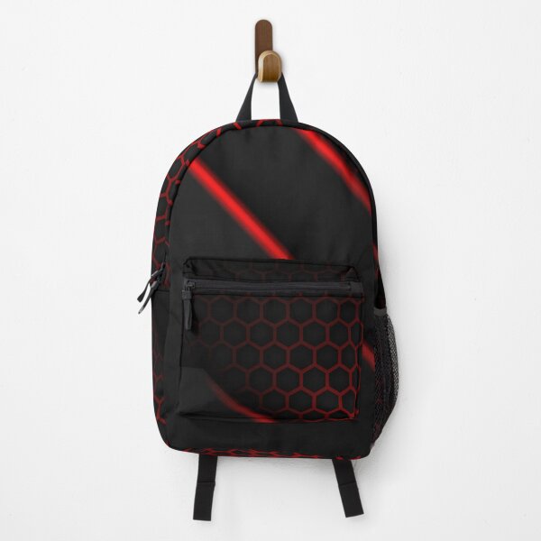 Item preview, Luxury Red Mechanical Grid - Carbon Fiber Gamer Aesthetic designed and sold by DraftDose.