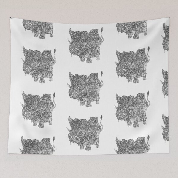Item preview, Abstract Elephant a0601 designed and sold by liquid-print.