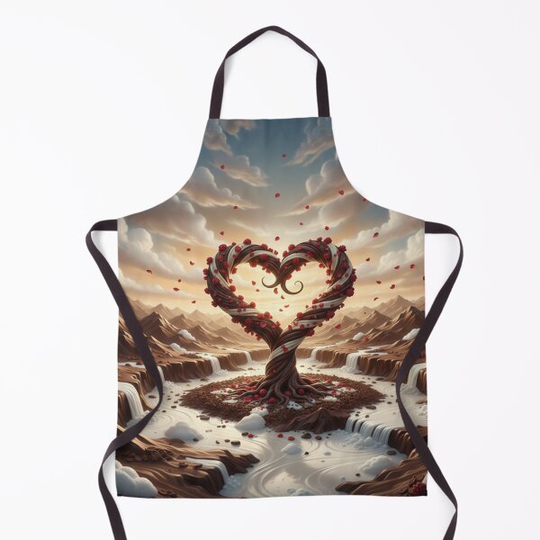 Item preview, Chocolate Cream Heart Tree – Surreal Dessert Fantasy designed and sold by Herzbaumatelier.