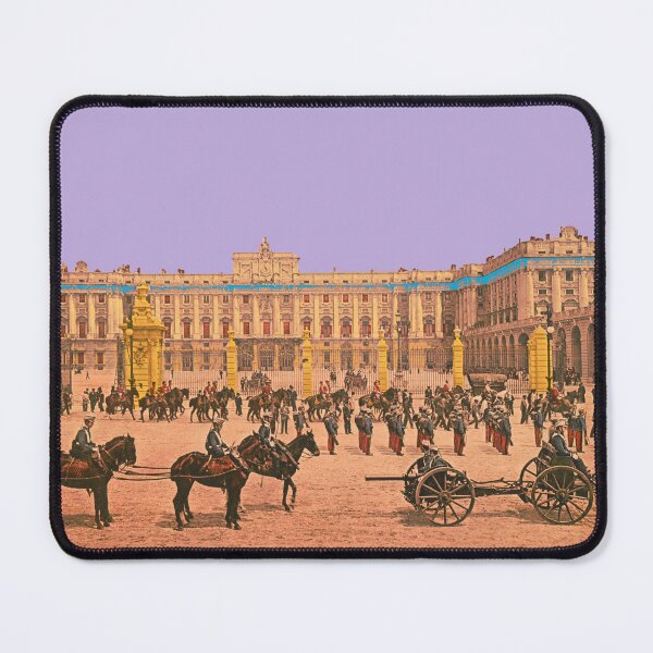 Item preview, Vintage Royal Palace of Madrid: Historical Palace Guard Illustration designed and sold by Mauswohn.