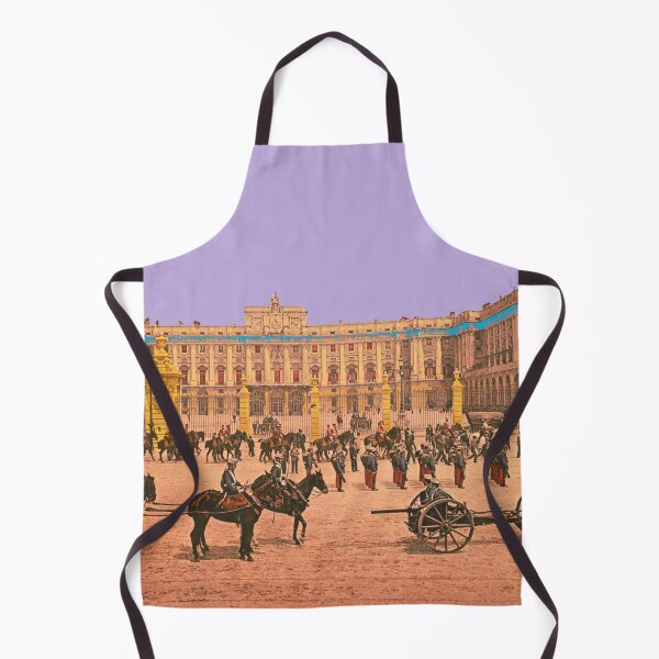 Item preview, Vintage Royal Palace of Madrid: Historical Palace Guard Illustration designed and sold by Mauswohn.