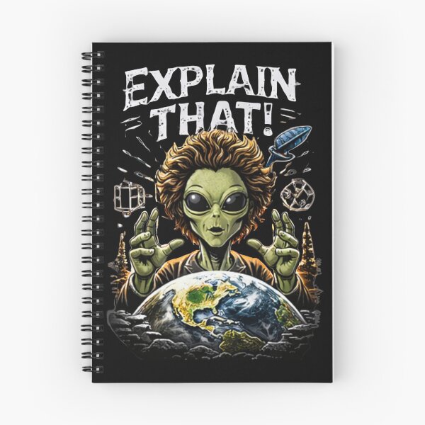 Item preview, Explain That Funny Alien Meme Shirt | Ancient Astronaut UFO Conspiracy Humor designed and sold by LintonGriffin.
