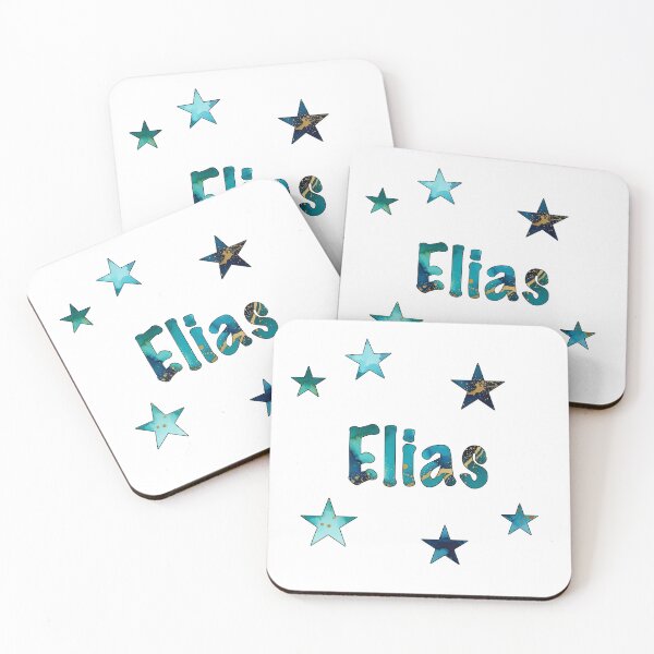 Item preview, Watercolor Name Elias with Stars designed and sold by katifinell.