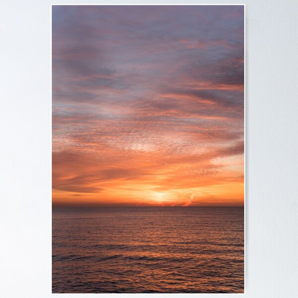 Item preview, Sunset Afterglow Reflected over Serene Ocean designed and sold by Georgia Mizuleva.