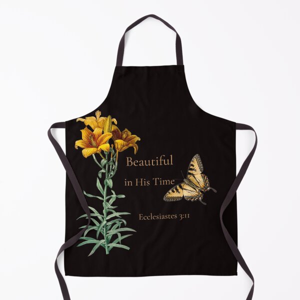 Item preview, Beautiful in His Time Christian Floral Butterfly - Ecclesiates 3:11 Faith Inspiration designed and sold by KittenAndCo.