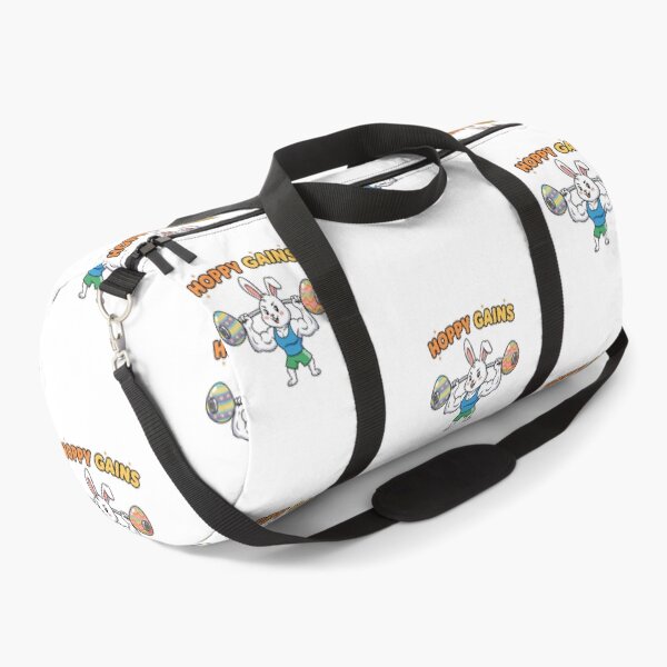 Item preview, Hoppy Gains Funny Bunny Lifting Easter Eggs designed and sold by NatureUnleashed.