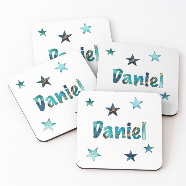 Item preview, Watercolor Name Daniel with Stars designed and sold by katifinell.