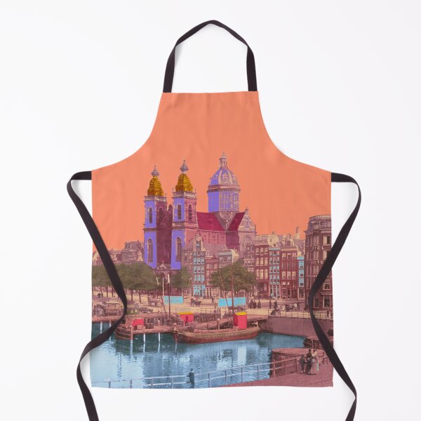 Item preview, St. Nicholas Basilica Amsterdam: Aesthetic vintage architectural collage designed and sold by Mauswohn.