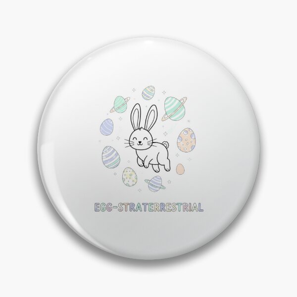 Item preview, Egg-straterrestrial Whimsical Space Bunny designed and sold by NatureUnleashed.