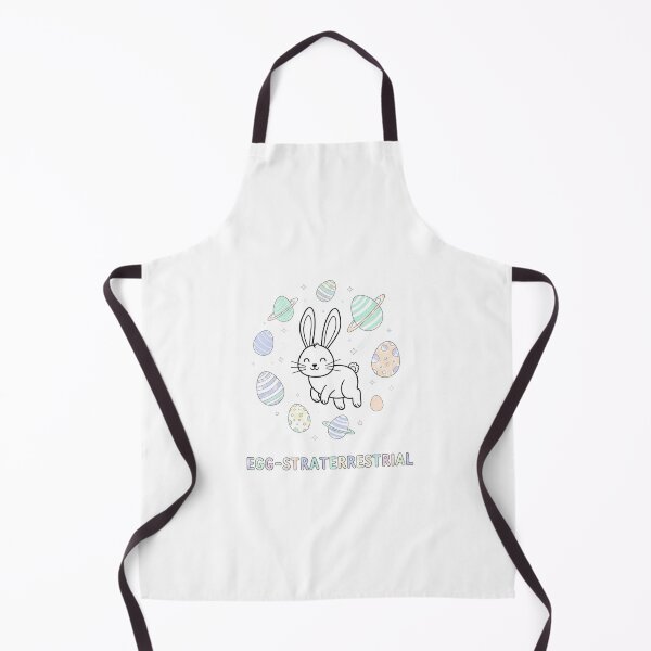 Item preview, Egg-straterrestrial Whimsical Space Bunny designed and sold by NatureUnleashed.