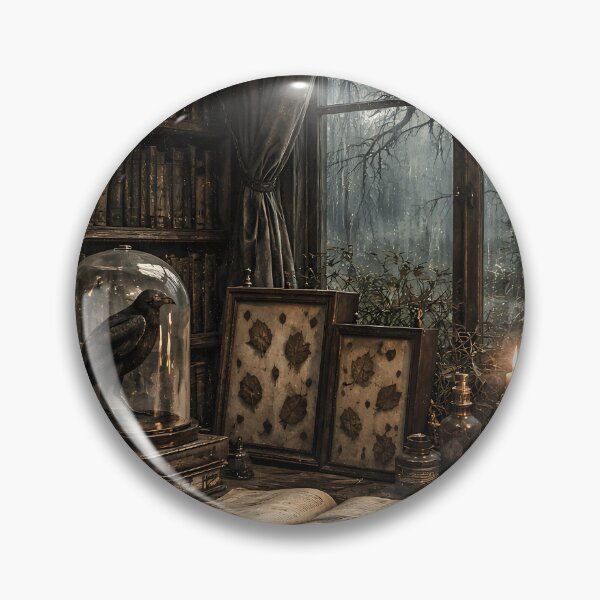 Item preview, The Library of Fading Echoes - Dark Cottagecore designed and sold by bapupa.